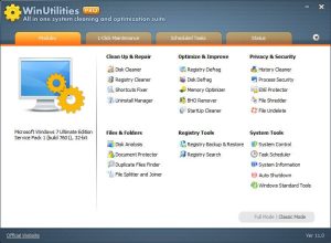 WinUtilities Professional Edition 1